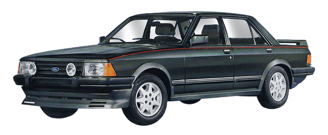 czarny ford granada